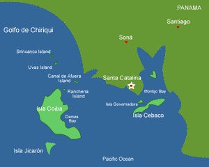 Islands near Santa Catalina, Panama